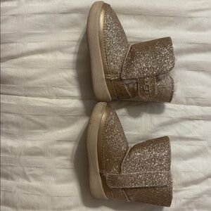 Baby Toddler Glitter Ugg Ankle Boots Sz 2-3